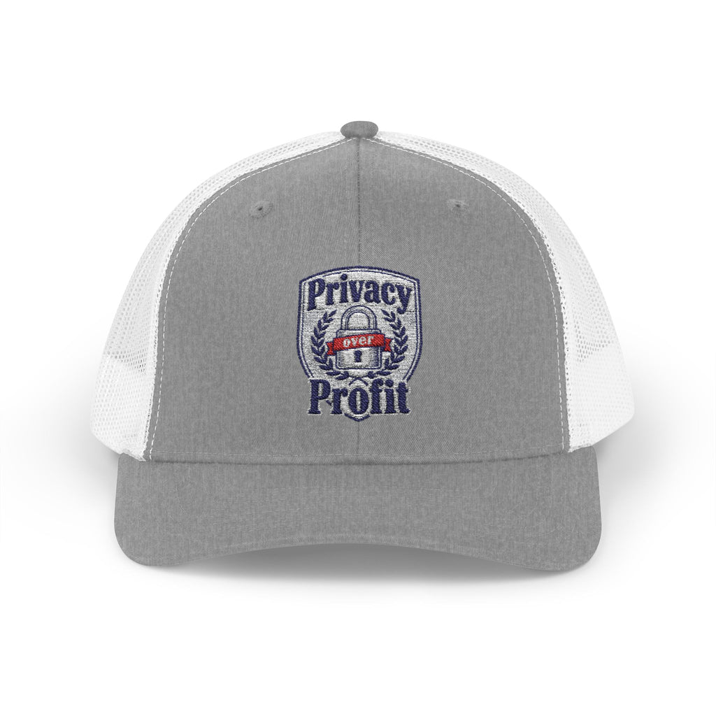 Pirate Profit Embroidered Trucker Hat – Vintage Nautical Snapback Cap