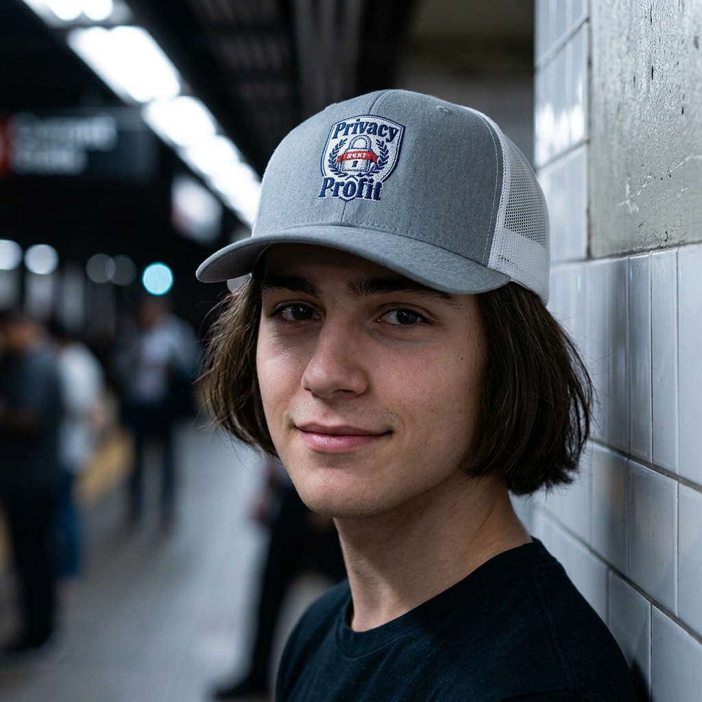 Pirate Profit Embroidered Trucker Hat – Vintage Nautical Snapback Cap