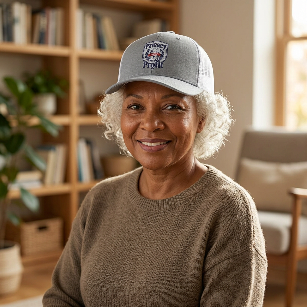 Pirate Profit Embroidered Trucker Hat – Vintage Nautical Snapback Cap