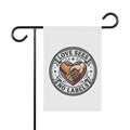 Garden Flag - "Love Sees No Labels" Heart & Hand Unity Decorative Banner