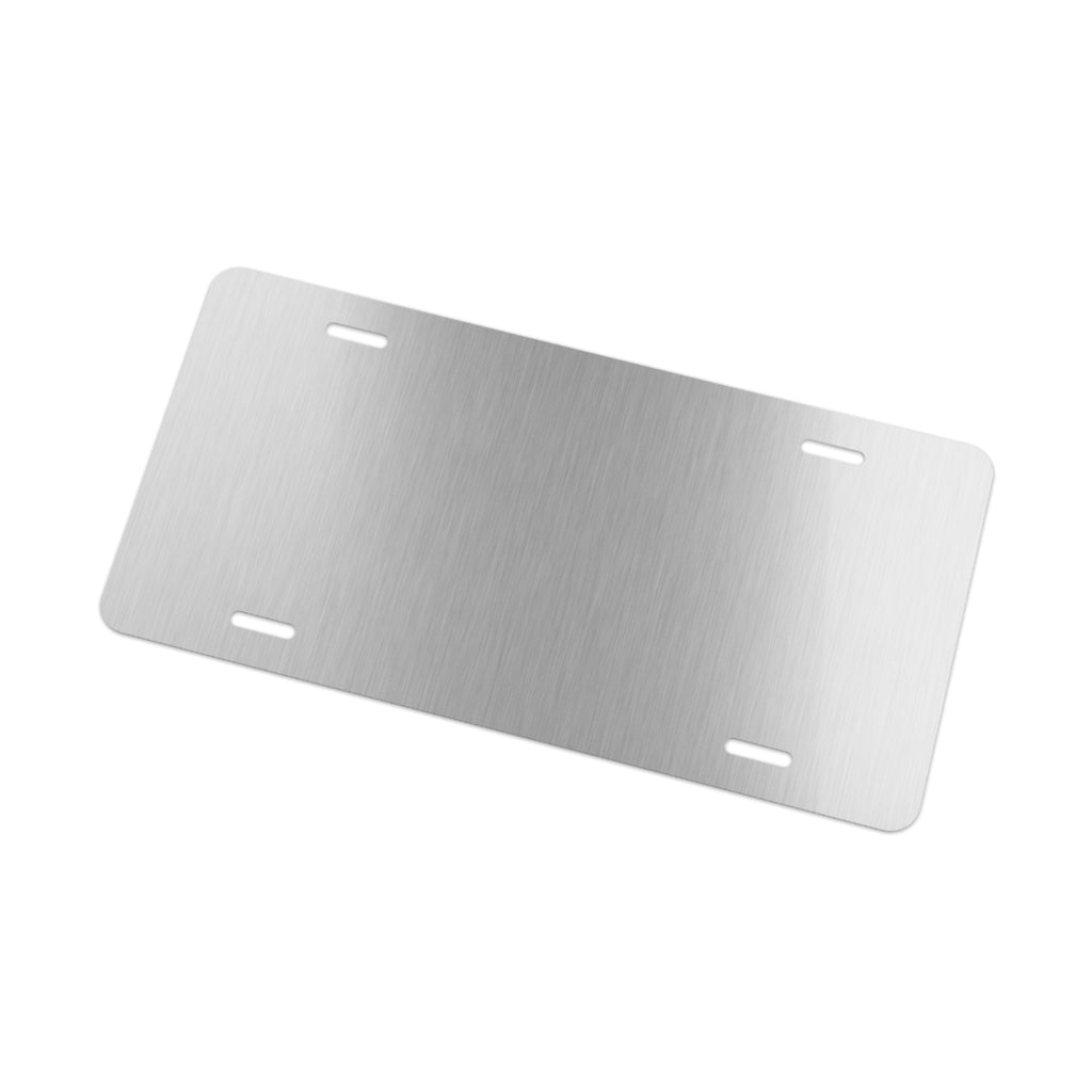 Vanity Plate - "Privacy Over Profit" License Plate with Secure Lock Emblem